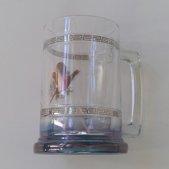 Vintage Pheasant Hunting Motif Princess House Colonial Beer Mug / Stein - Picture 4 of 10